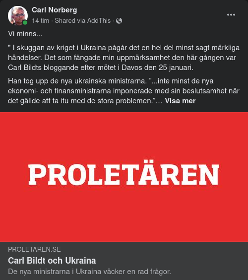 Vi Minns Bildt & Ukraina