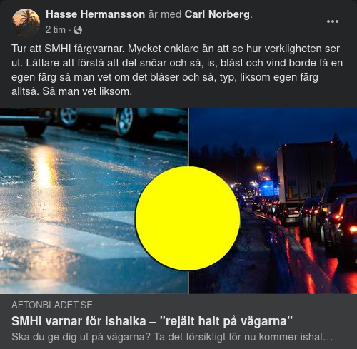 Färgvarnande SMHI