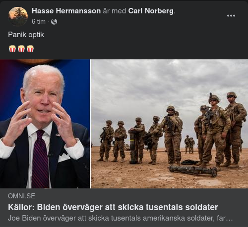 Biden Överväger Soldatskickande