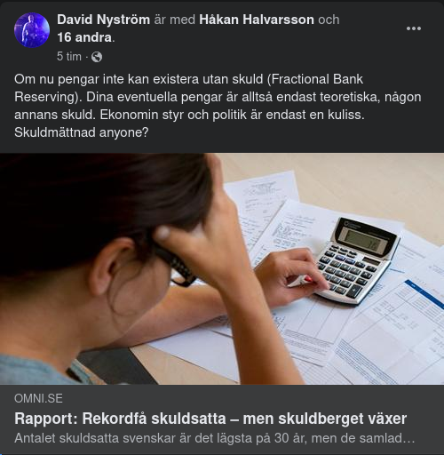 Växande Skuldberg & Rekordfå Skuldsatta