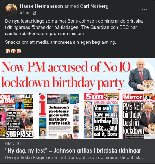 Gravgrävande Brittisk Media