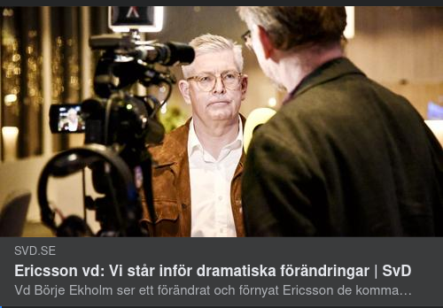 Ekholm Spår Dramatiska Förändringar