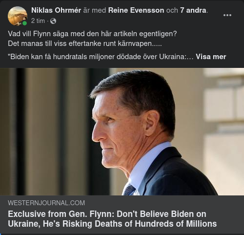Flynn Om Biden & Ukraina