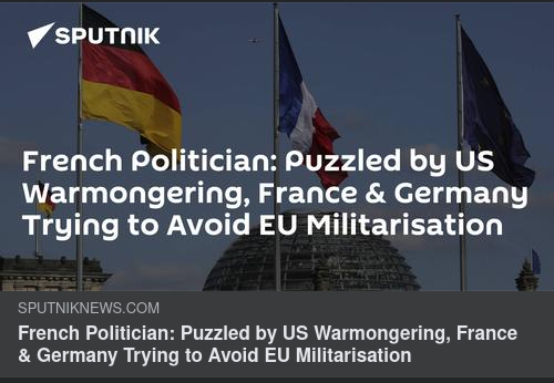 Förbryllat I Europa Över Amerikansk Krigshets