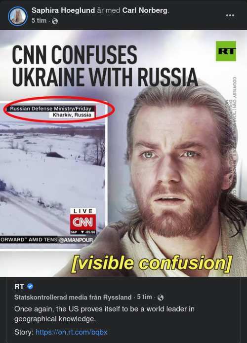 Förvirrad CNN-Geografi