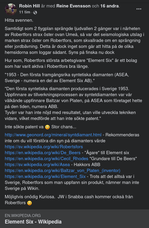Kuriosa Från Robertfors...