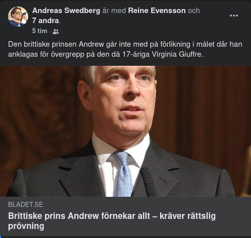 Prinsen Begär Domstol Med Jury