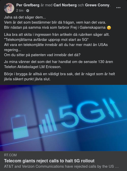 Telekomjättar Nekar USA:s Regering