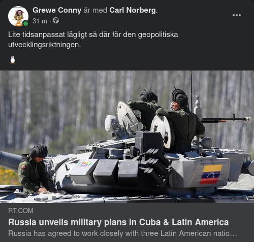 Ryska Planer Med Kuba, Venezuela & Nicaragua