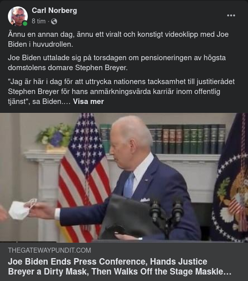 Viralt & Konstigt Med Biden Igen