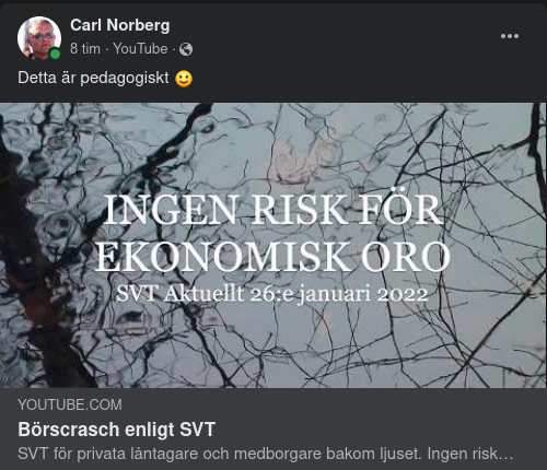 Ingen Ekonomisk Oro I SVT