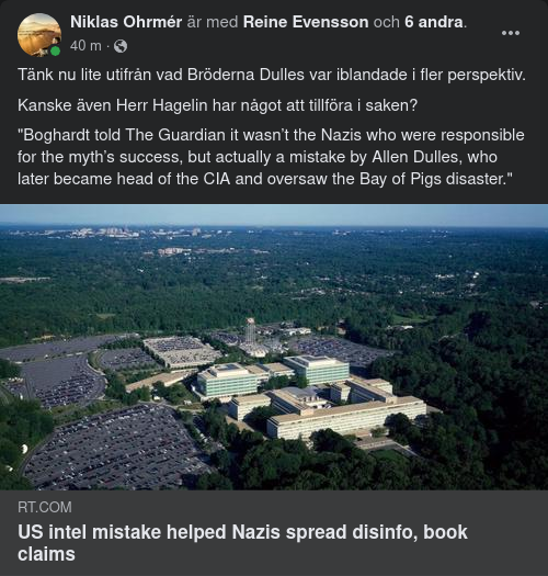 Nazisthjälpande Dulles-Misstag