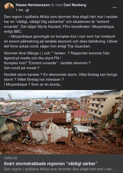 Komplex Kris & Regional Storm I Afrika