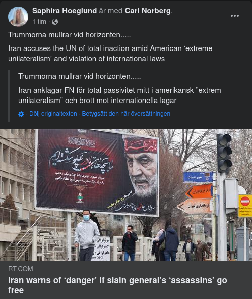 Iran, FN & Generalmördare