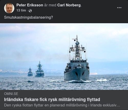 Protesterande Irländska Fiskare & Hänsynsfull Rysk Militär