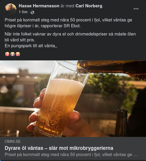 Dyrare Öl