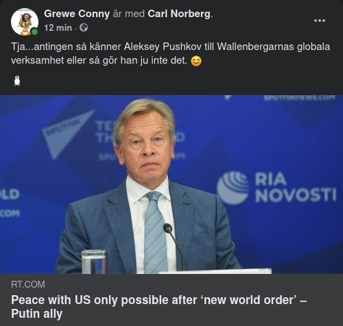 Fred Med USA Möjligt Endast Efter Ny Världsordning