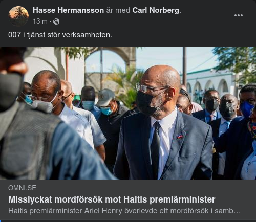 Misslyckat Haitiskt Mordförsök