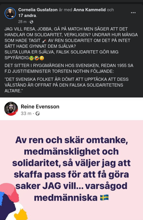 Passande Falsk Solidaritet