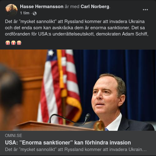 Sannolik Invasion Säger Schiff