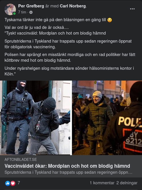 Ökat Vaccinvåld I Tyskland