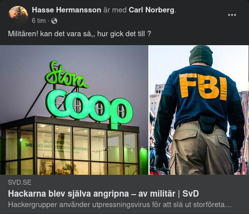 Militärt Angripna Hackare