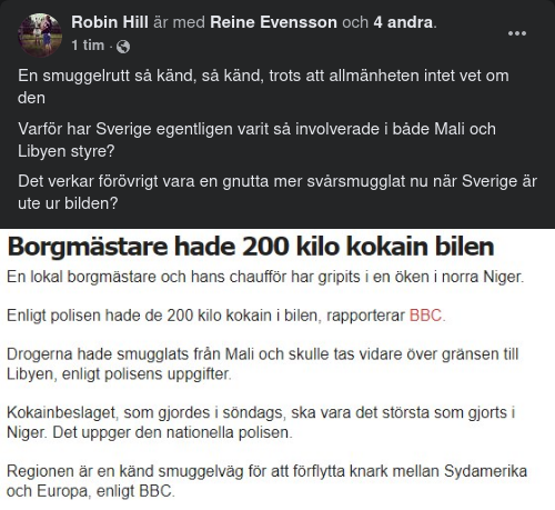 Känd Afrikansk Smuggelvägsregion