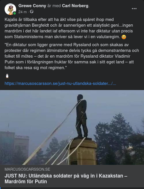 Kajalis Analyserar Putins Kazakstanmardröm