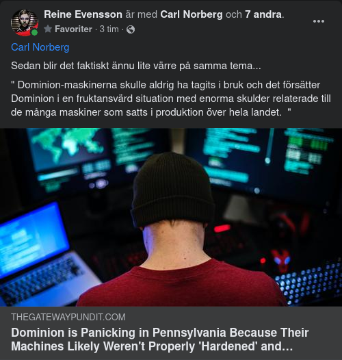 Dominionpanik I Pennsylvania