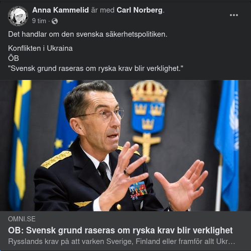 Ryska Krav Raserar Svensk Grund Säger Pridemike