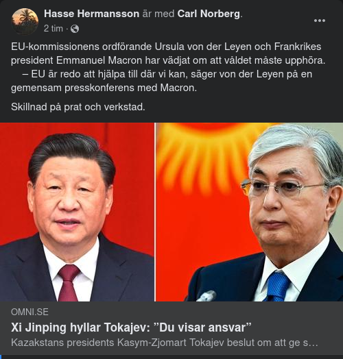 Xi Hyllar Tokajev