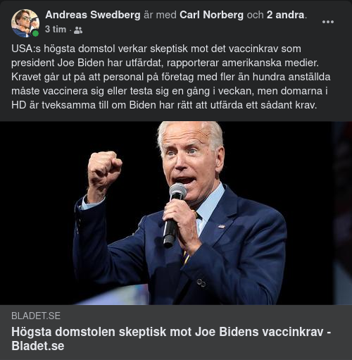 HD & Bidens Vaxxkrav