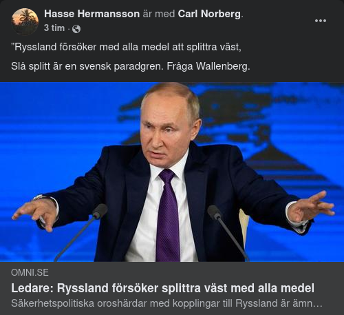 Projicerande Svenska Ledare