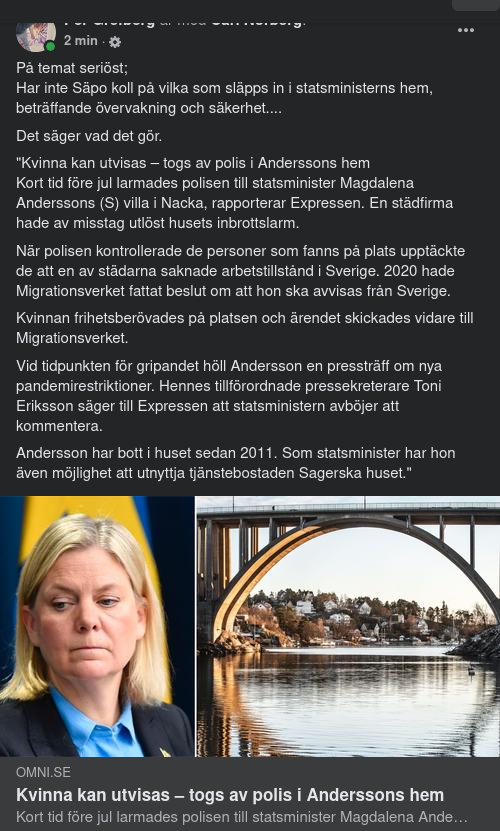 Utan Arbetstillstånd Hemma Hos Magdalena