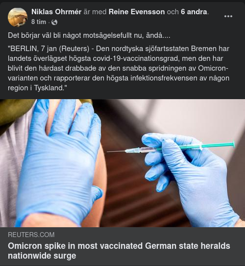 Vaxxad Smittspridning