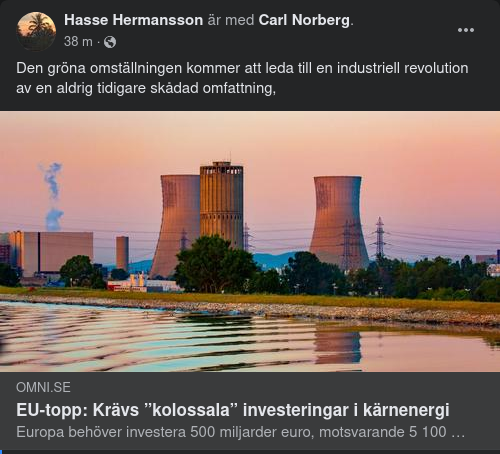 Kärnenergiinvesteringsbehov