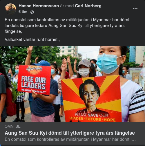 Fyra År Till För Aung San Suu Kyi