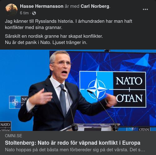 NATO Redo För Väpnad Konflikt