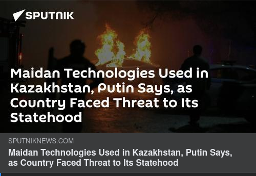 Färgrevolutionistiskt I Kazakstan