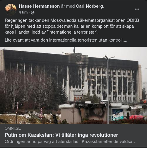 Internationell Terrorism Stoppad I Kazakstan