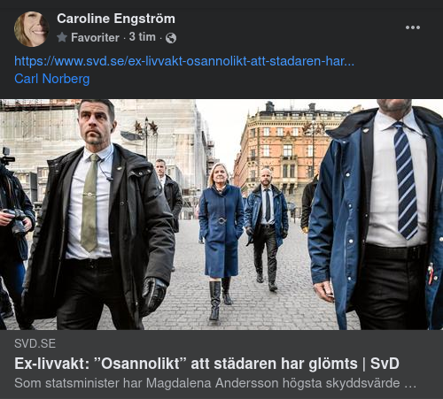 Osannolik SÄPO-Glömska