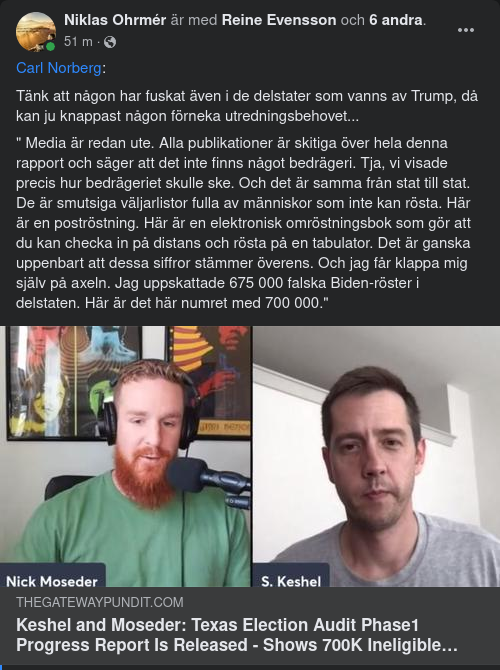 Fusk Även I Trump-Vunna Stater