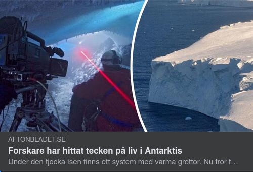 Under Antarktis Is Runt Mount Erebus
