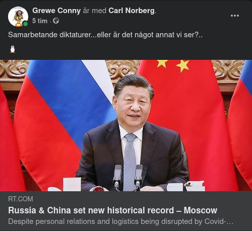 Historiska Samarbetsrekord Mellan Ryssland & Kina