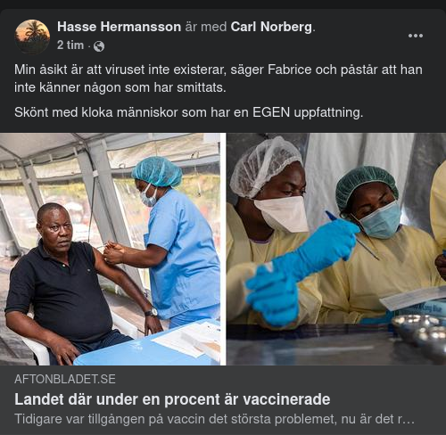 Kongo-Kinshasas Vaxxstatus