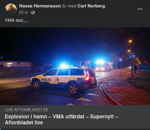 Korrekt VMA I Malmö