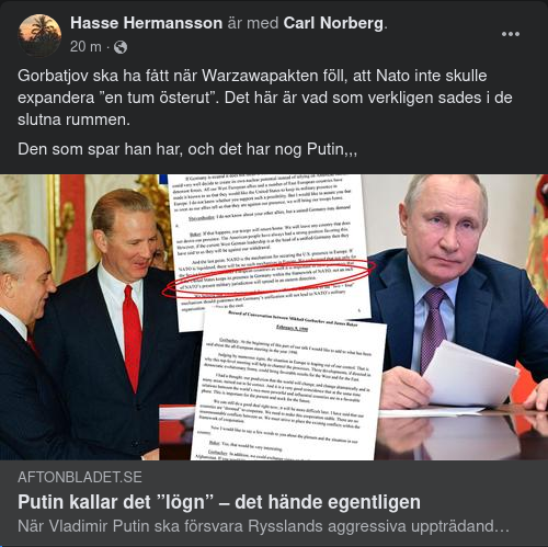 Som Det Egentligen Hände - I Aftonbladet