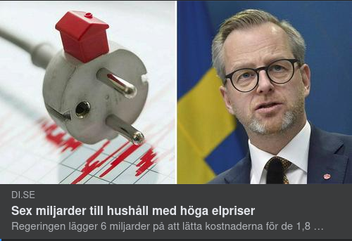 Sexmiljardersförslag Till Hushållselkostnadssänkning