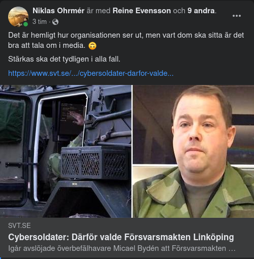 Linköping Cybersoldatsval