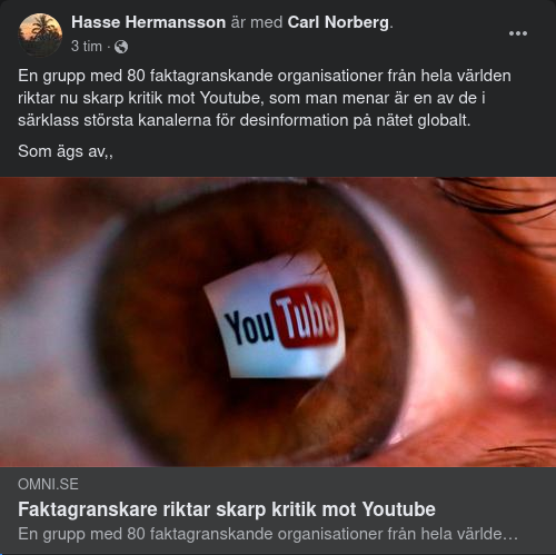 Faktagranskarekritik För Youtube